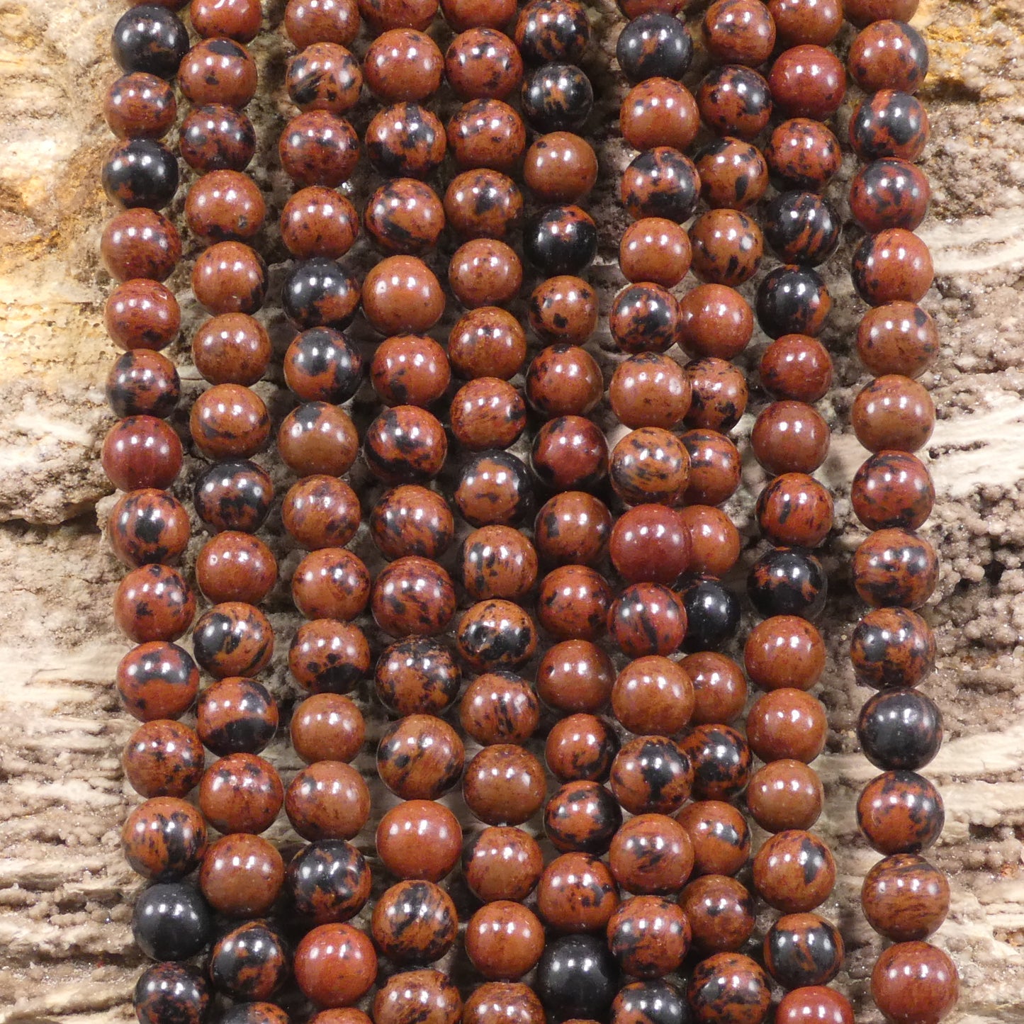 Mahogany Obsidian Round