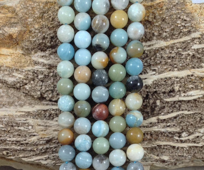 Multi Color Amazonite Round