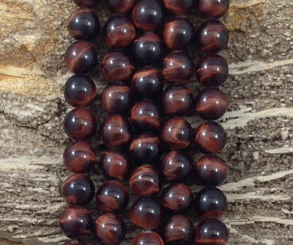 Red Tiger Eye Round