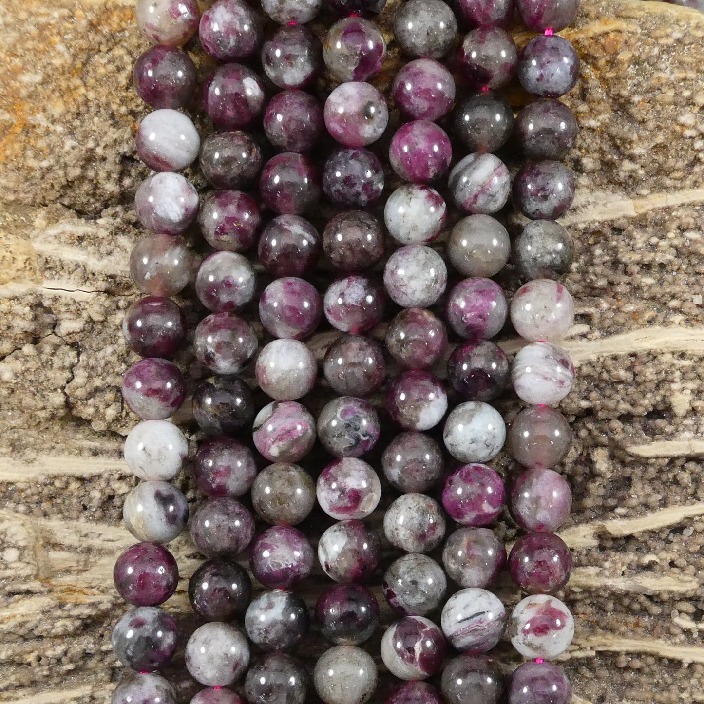 Plum Blossom Tourmaline Round