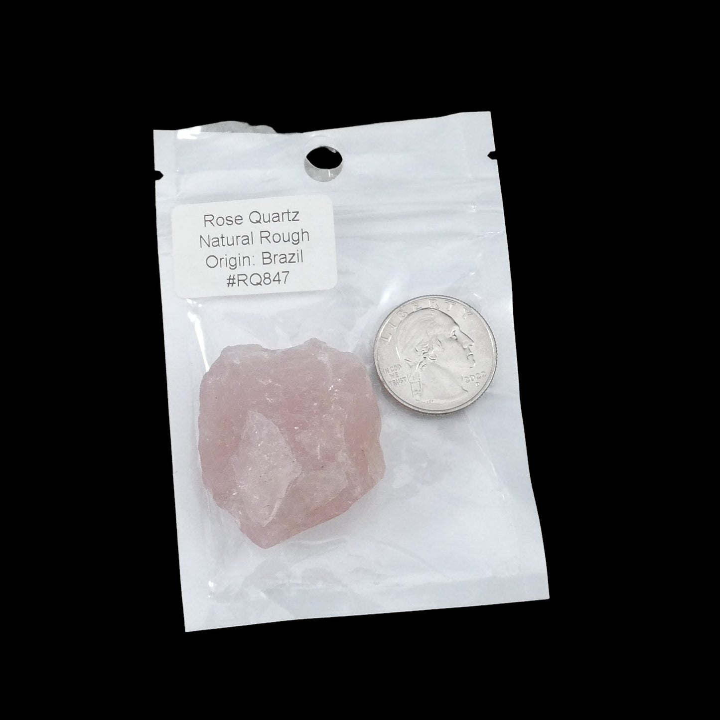 Rose Quartz Natural Rough Rock Freeform (1 pc)