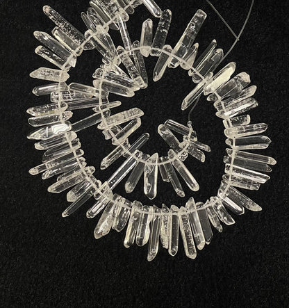 Crystal Quartz Points Strands