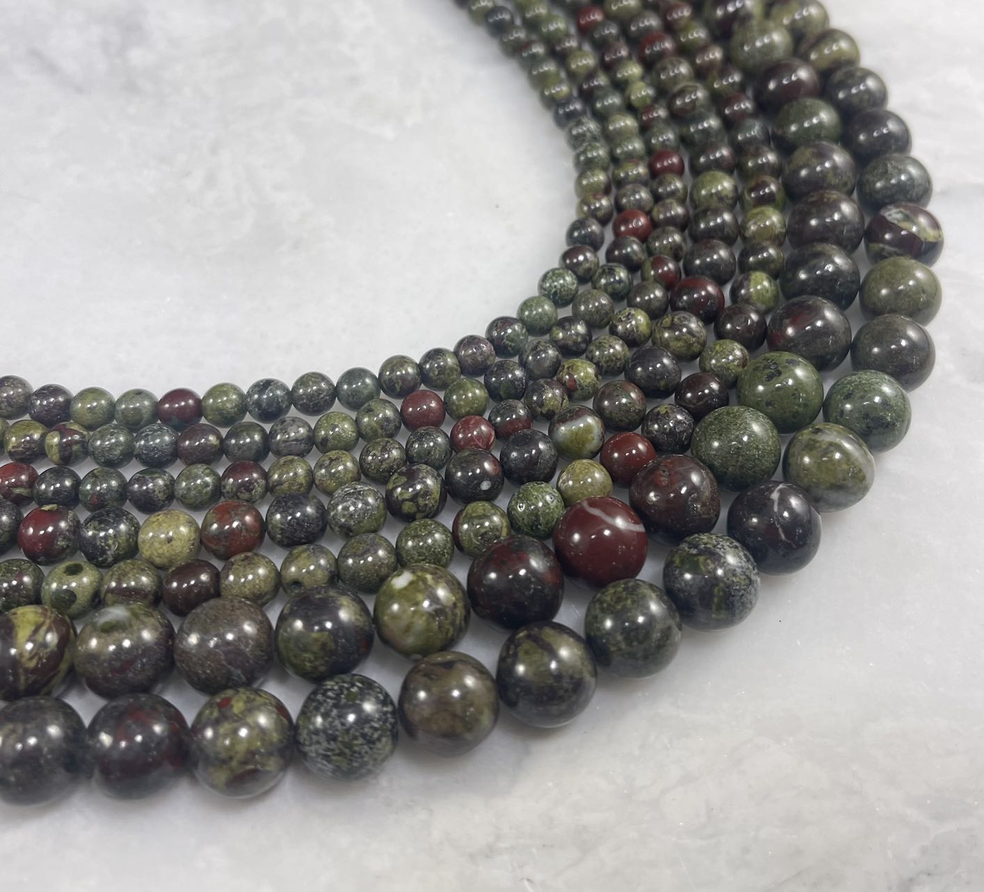 Dragon Bloodstone Round