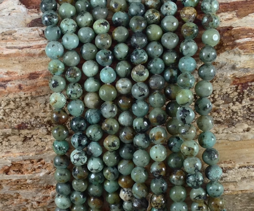 African Turquoise Round