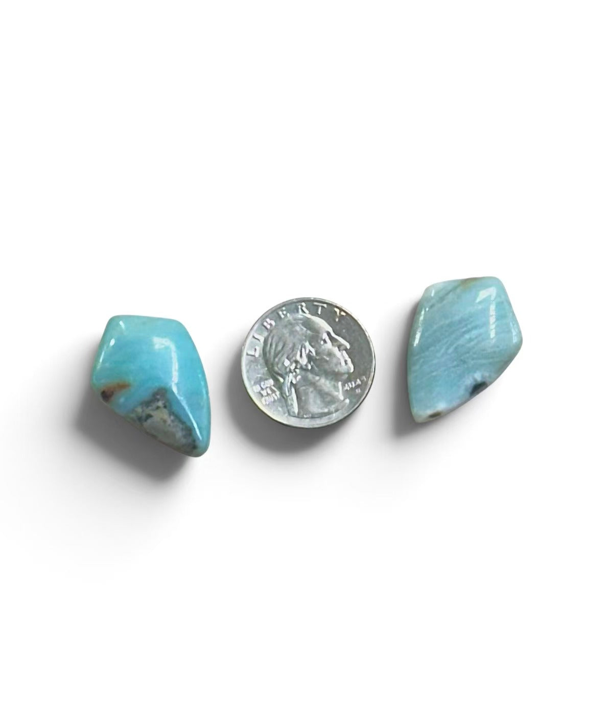 Multi Amazonite Kite Shape Pendant 25x30mm