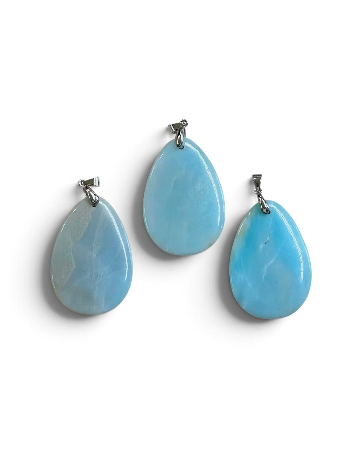 Amazonite Teardrop Shape Pendant, 32x46mm