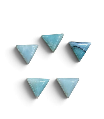 Multi Amazonite Triangle Shape Pendant 28x25mm