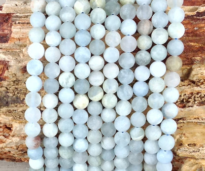 Matte Aquamarine Round