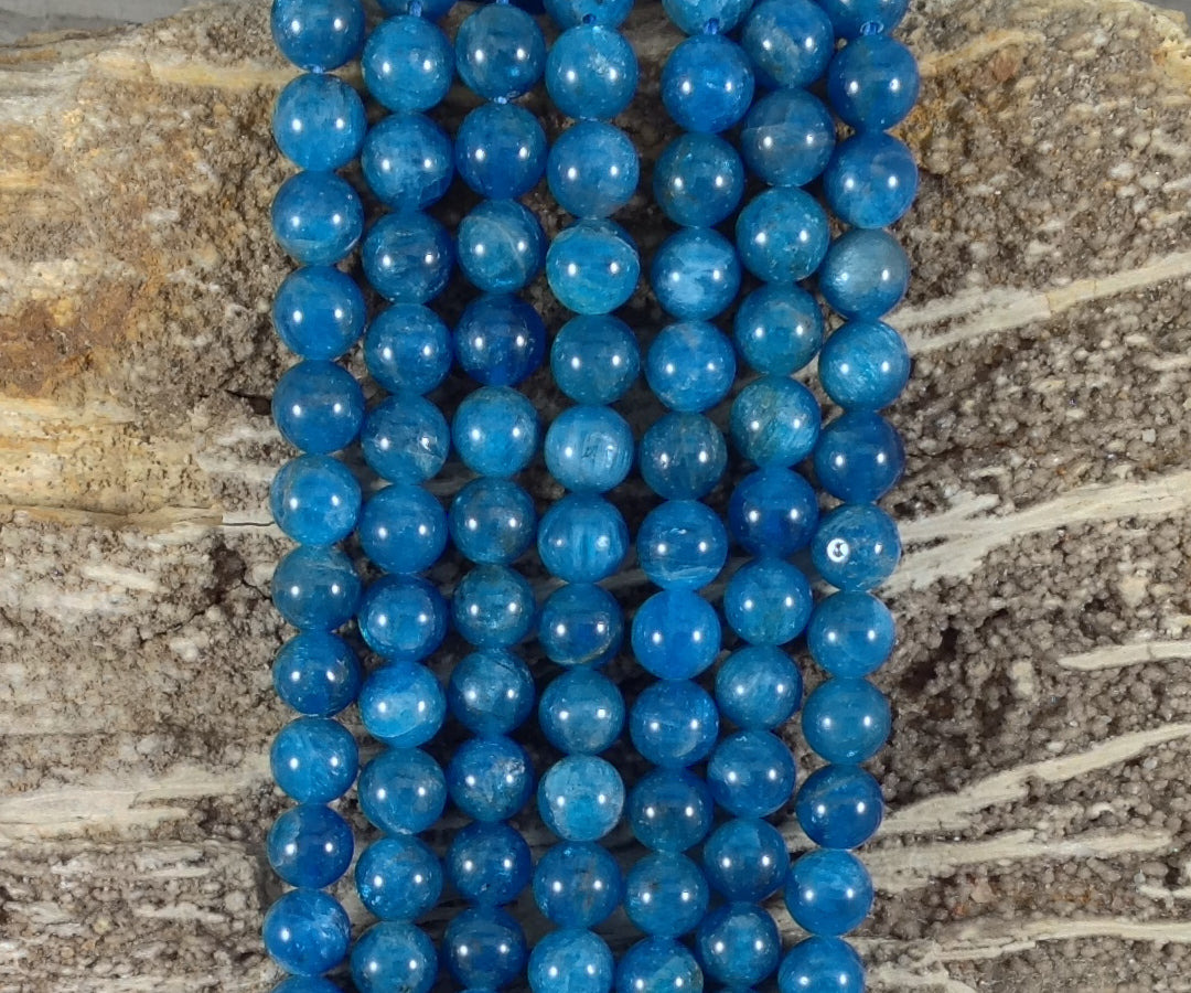 Blue Apatite A Grade Round