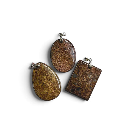 Bronzite Shapes Pendant