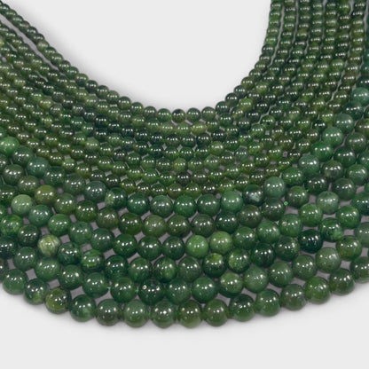 Nephrite aka Jade A Grade Round 6mm 8mm