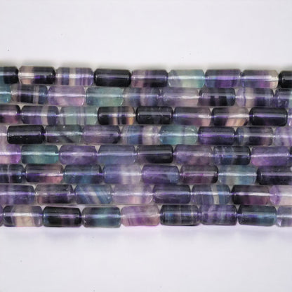 Rainbow Fluorite Tube Shapes