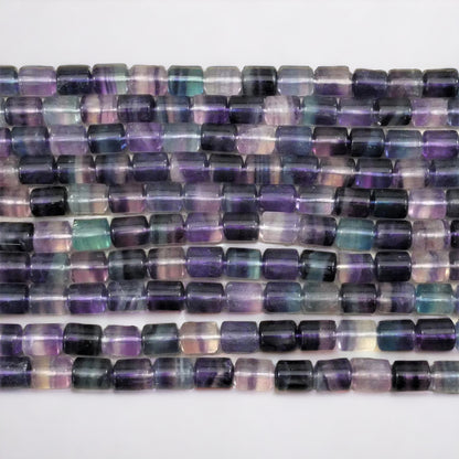 Rainbow Fluorite Tube Shapes