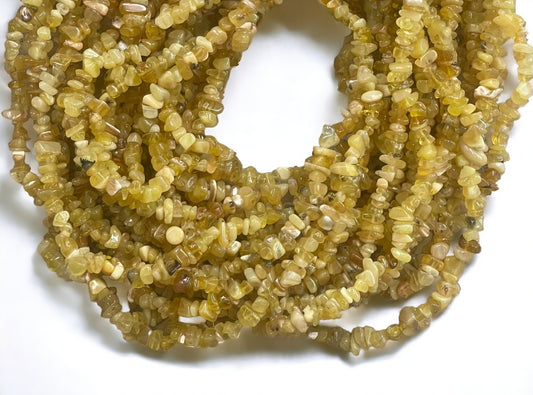 Yellow Opal Chips Strands