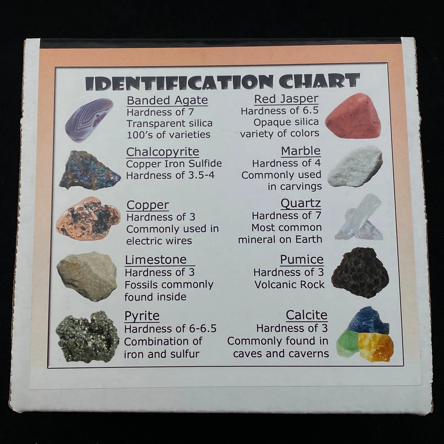 Rock and Mineral Excavation Kit Made in USA, 10 Rocks and Minerals *Ages 5+*