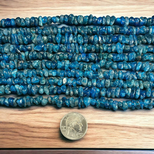 Blue Apatite Chips