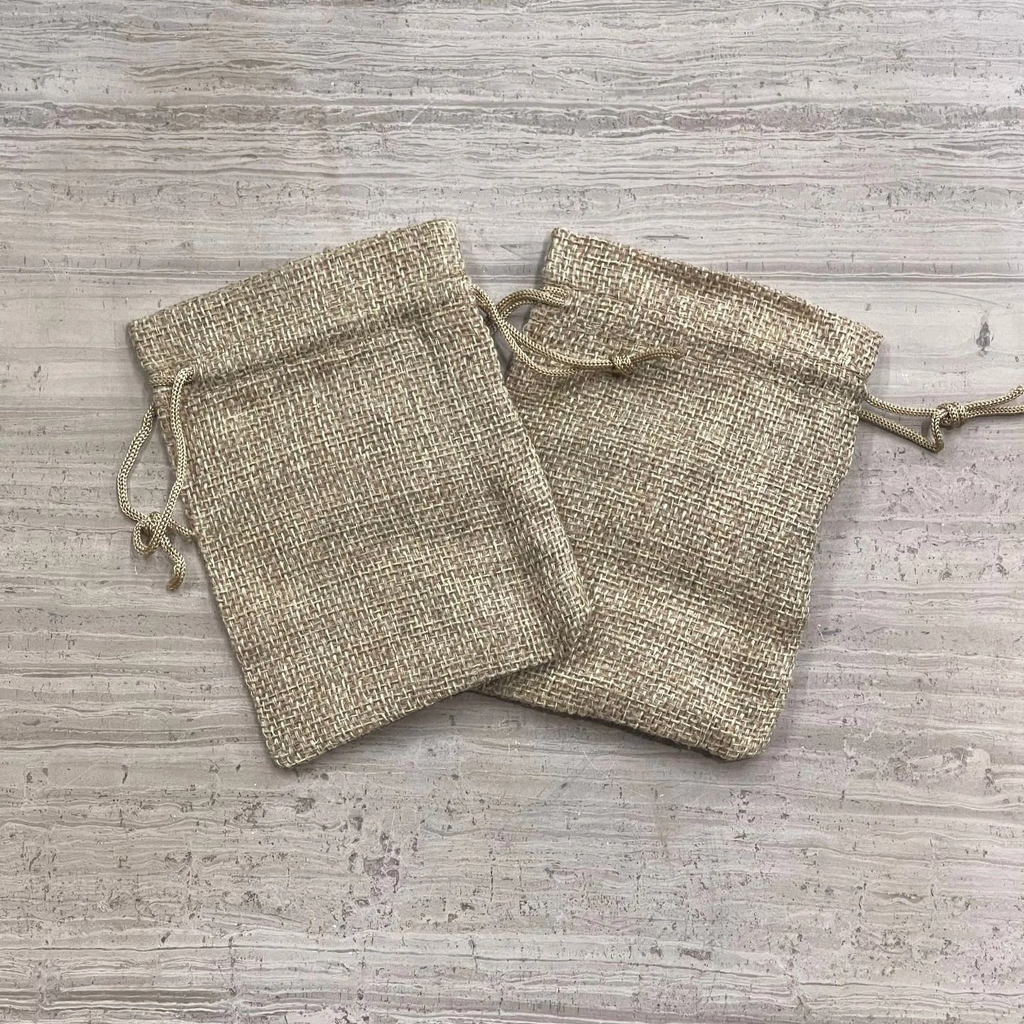 Burlap Gift Bags, Approx. 9x12cm (12pcs), 14 Color Options