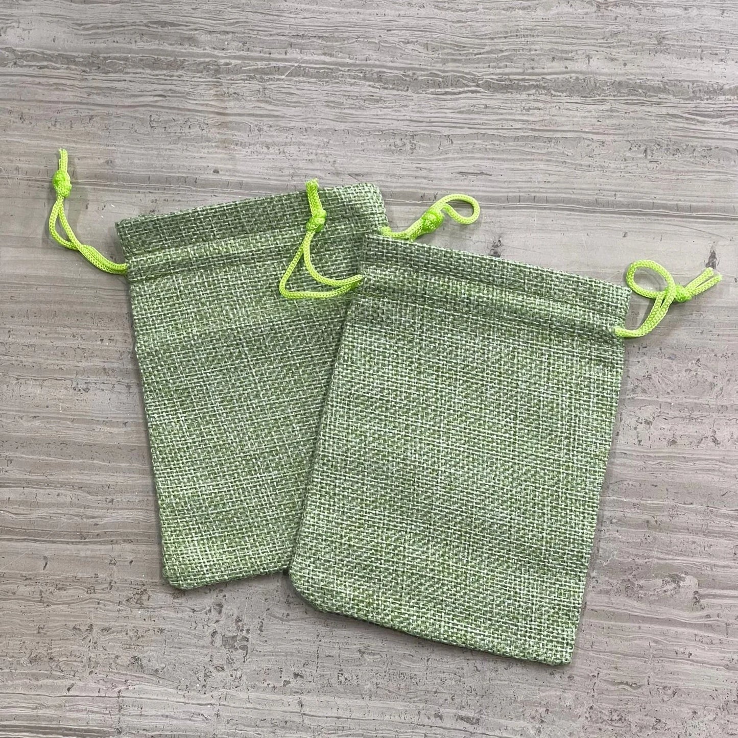 Burlap Gift Bags, Approx. 9x12cm (12pcs), 14 Color Options