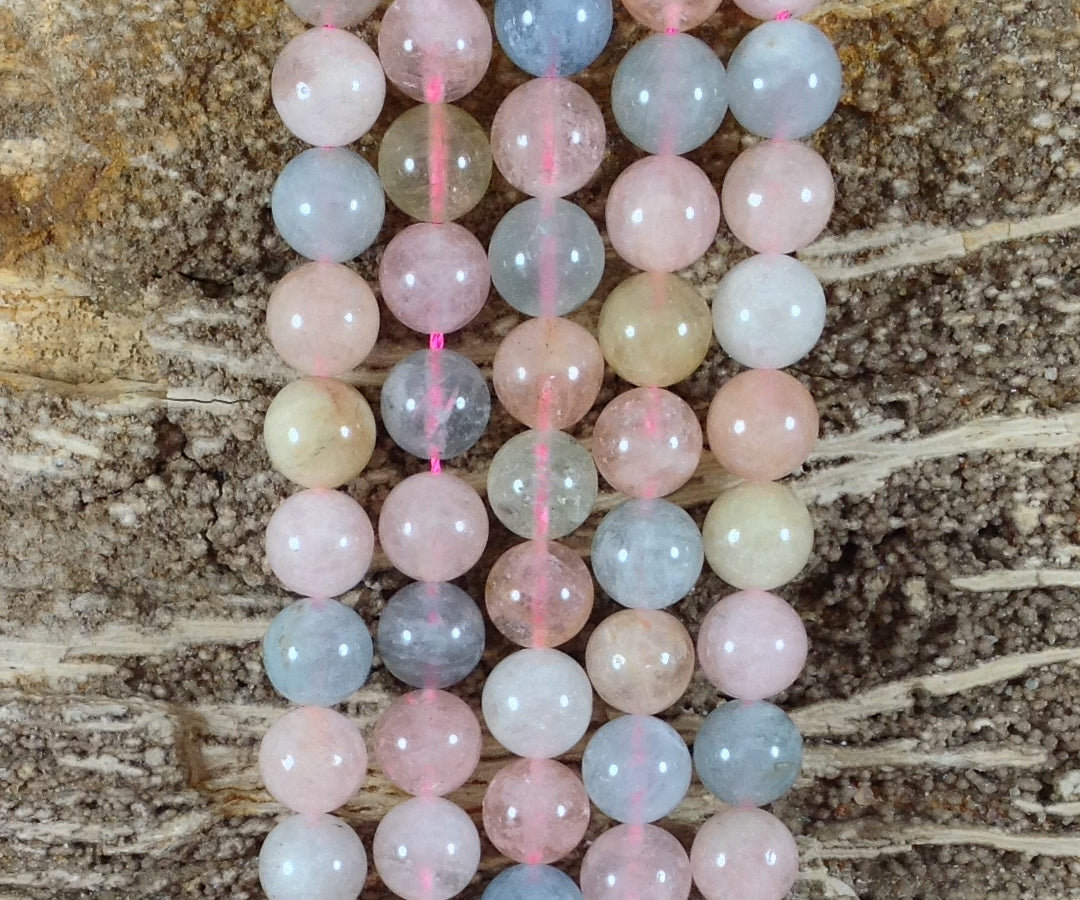 Mix Beryl (Aquamarine & Morganite) A Round