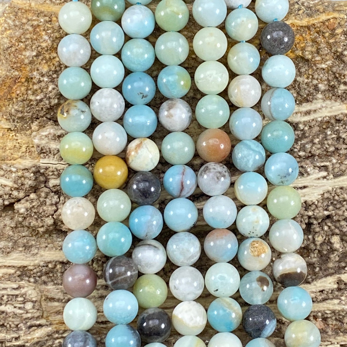 Multi Color Amazonite Round