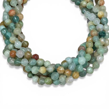 Multi Color Aventurine Cut Lantern 8mm