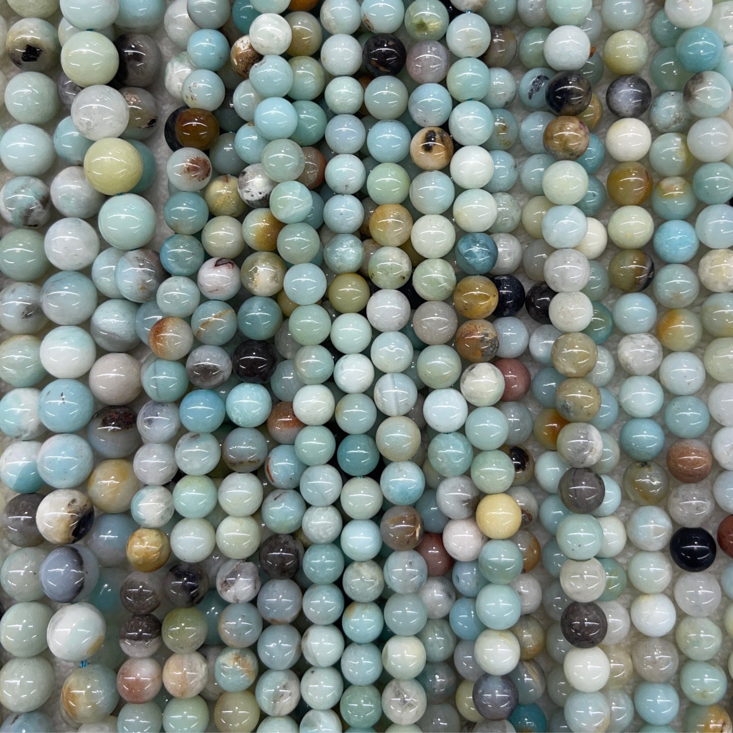 Multi Color Amazonite Round