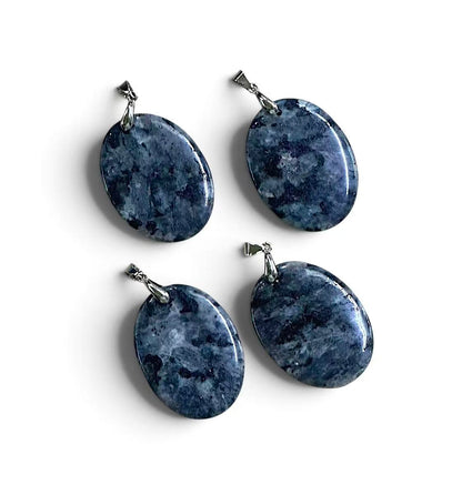 Larvikite Oval Shape Pendant 35x45mm