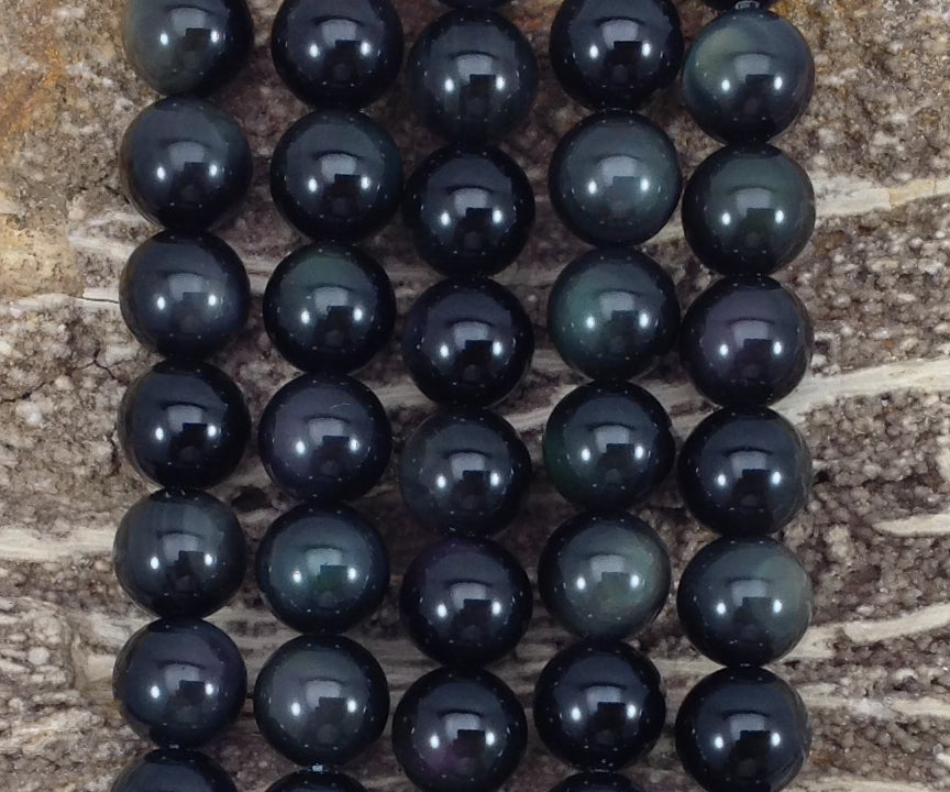 Rainbow Obsidian Round