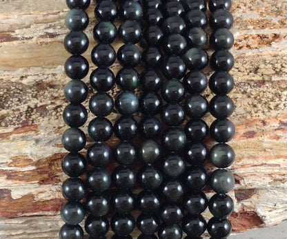 Rainbow Obsidian Round