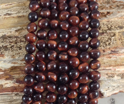 Red Tiger Eye Round