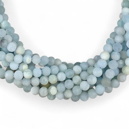 Matte Aquamarine Round