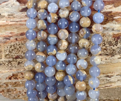 Skin on Blue Chalcedony Round