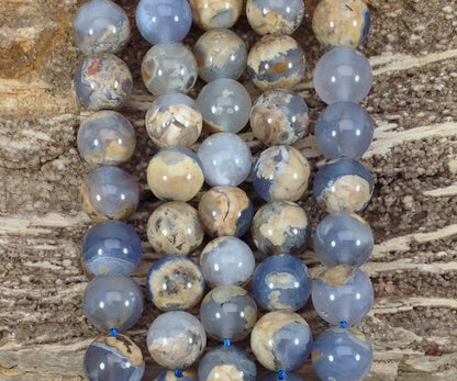 Skin on Blue Chalcedony Round