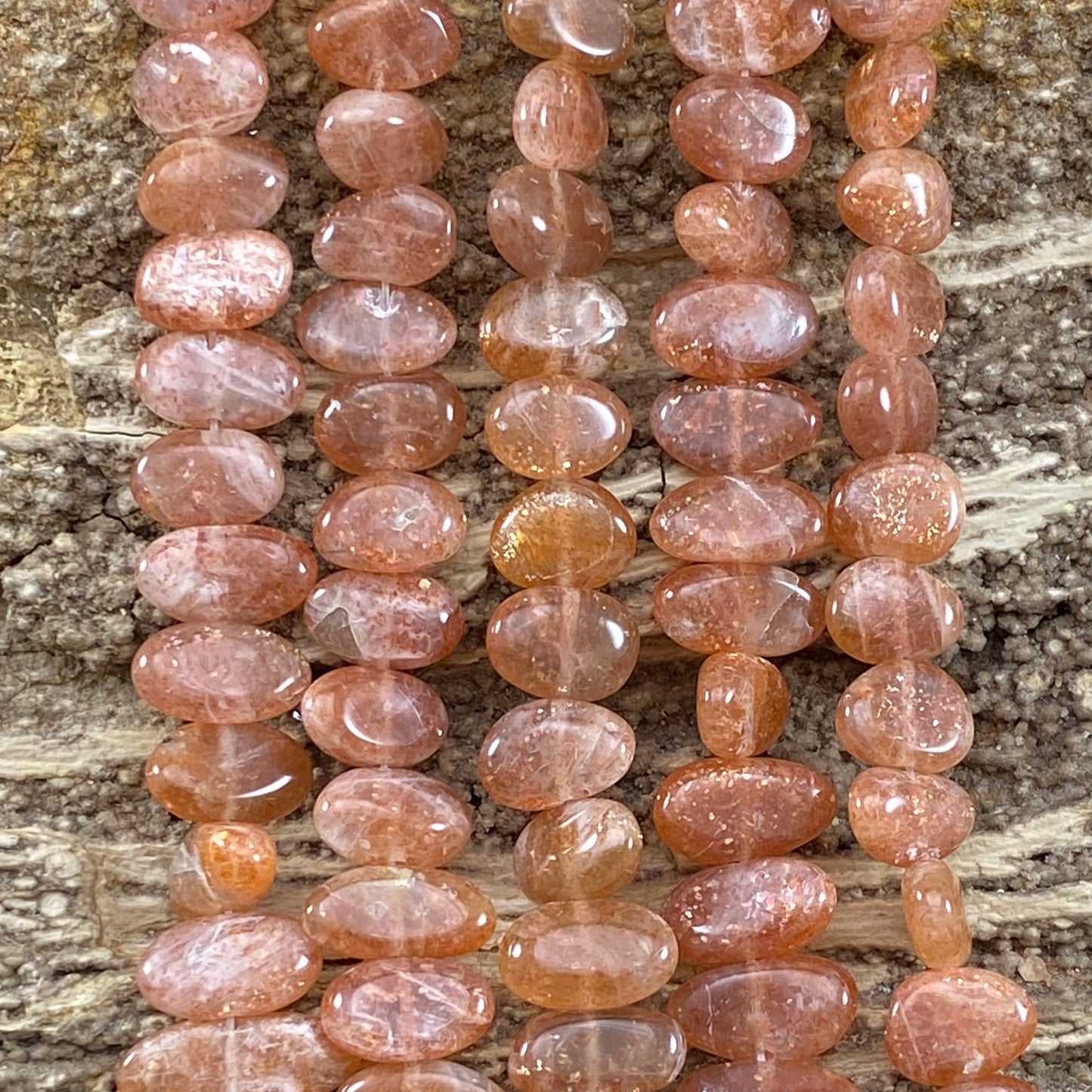 Sunstone Graduated Flat Tumble Sticks Strands