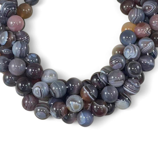 Botswana Agate A Grade Round 12mm